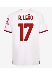 AC Milan Rafael Leao #17 Voetbaltruitje Uit tenue 2022-23 Korte Mouw